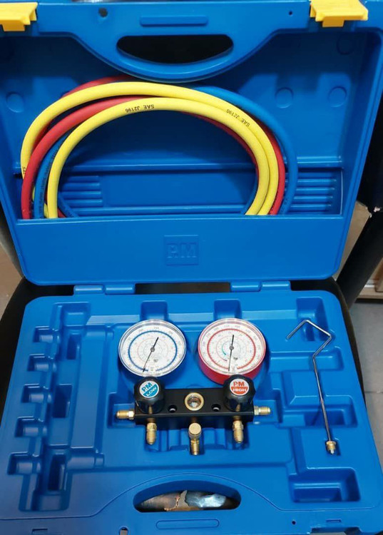 مانیفیلد شارژ گاز پی ام تایوان شلنگ ۱.۸۰ کیفی ۴ گاز