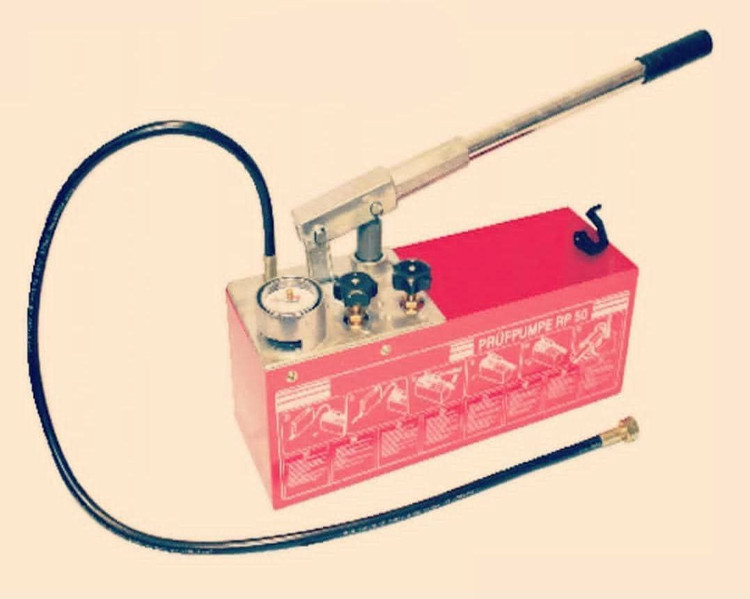 تست پمپ ۶۰ بار سطل فلزی طرح روتن برگر چینی