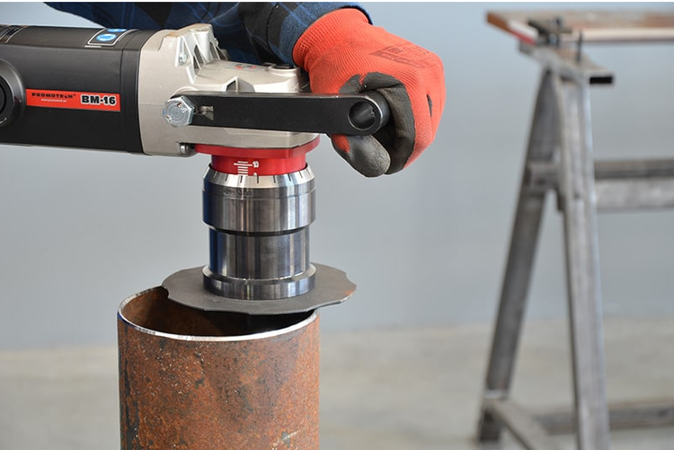 پخ زن چندکاره پرتابل جهت لوله و ورق مدل BM-16 ساخت پروموتک لهستان