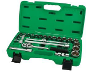 جعبه بکس 25 پارچه 1/2 - 6 پر سامسونتی میلی متر Toptul