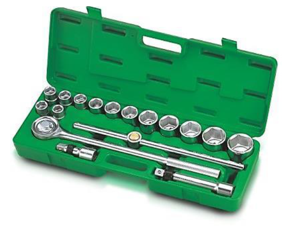 جعبه بکس 17 پارچه 3/4 -6 پر