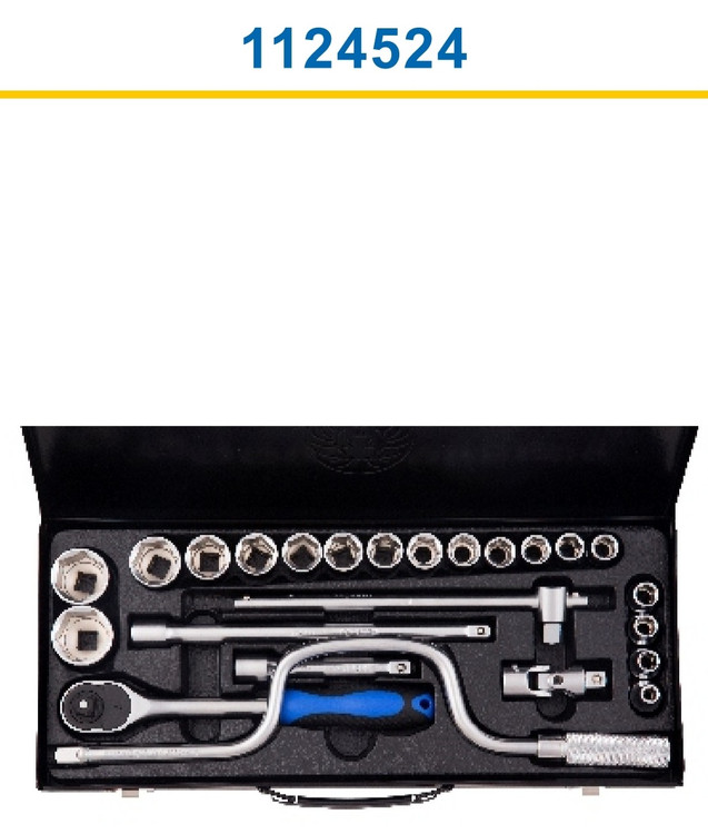 جعبه بکس 24پارچه 1/2 اینچ HEZBURN کد کالا ۱۱۲۴۵۲۴